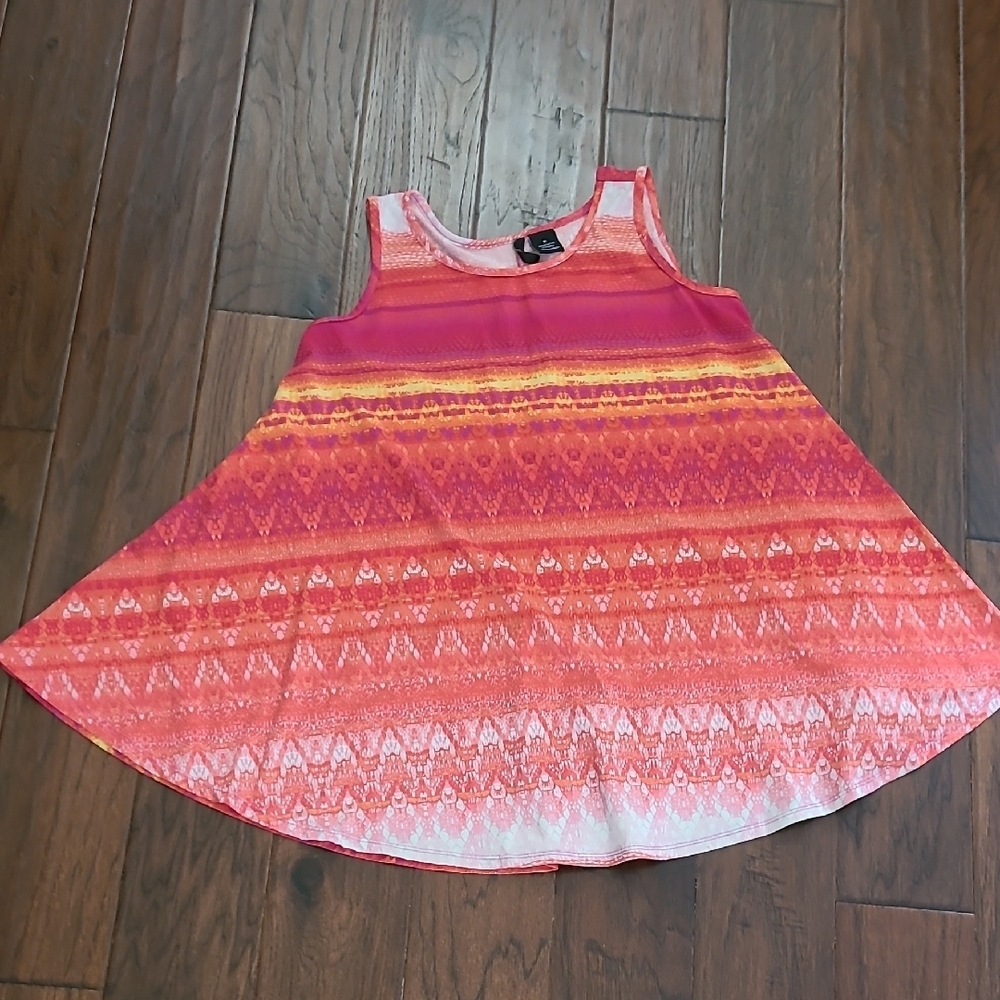 New Directions Colorful Gradient Design Sleeveless Blouse size Medium